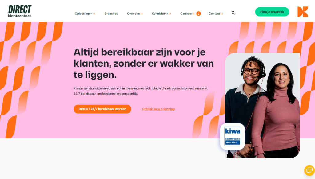 Website DIRECT Klantcontact
