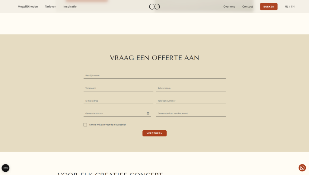 Offerte op maat
