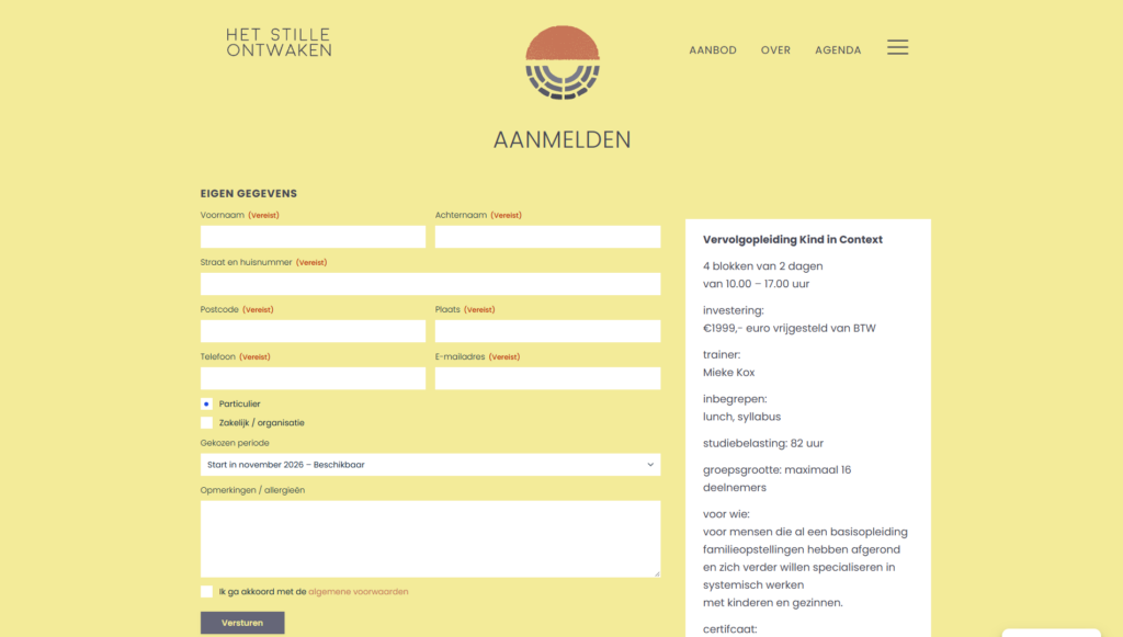 Aanmelden