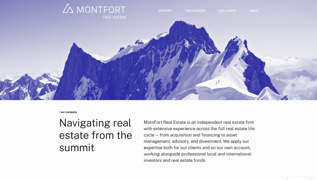 Website Montfort Real Estate