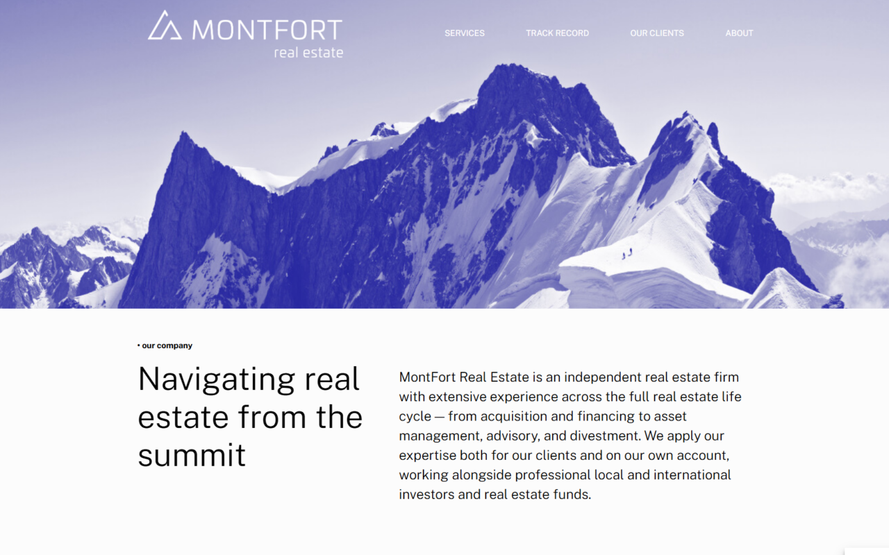 Website Montfort Real Estate
